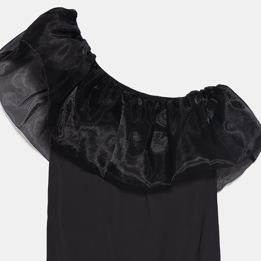 🆕 Organza Ruffle Dress - Picture 8 of 8